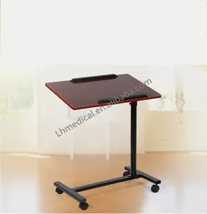 휴대용 퍼스널 컴퓨터 테이블 조정가능한 병원 장비 침대 테이블