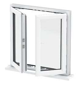 Vendita calda di colore bianco di <span class=keywords><strong>alluminio</strong></span> <span class=keywords><strong>finestra</strong></span> a battente con griglia di disegno di <span class=keywords><strong>alluminio</strong></span> tempesta di windows per la vendita - Product Image 2