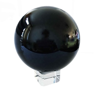 Bolas <span class=keywords><strong>de</strong></span> cristal negras para decoración del <span class=keywords><strong>hogar</strong></span>, adornos <span class=keywords><strong>de</strong></span> recuerdo <span class=keywords><strong>de</strong></span> 80mm con Base <span class=keywords><strong>de</strong></span> hilo artesanal, <span class=keywords><strong>venta</strong></span> <span class=keywords><strong>al</strong></span> <span class=keywords><strong>por</strong></span> <span class=keywords><strong>mayor</strong></span> - Product Image 2