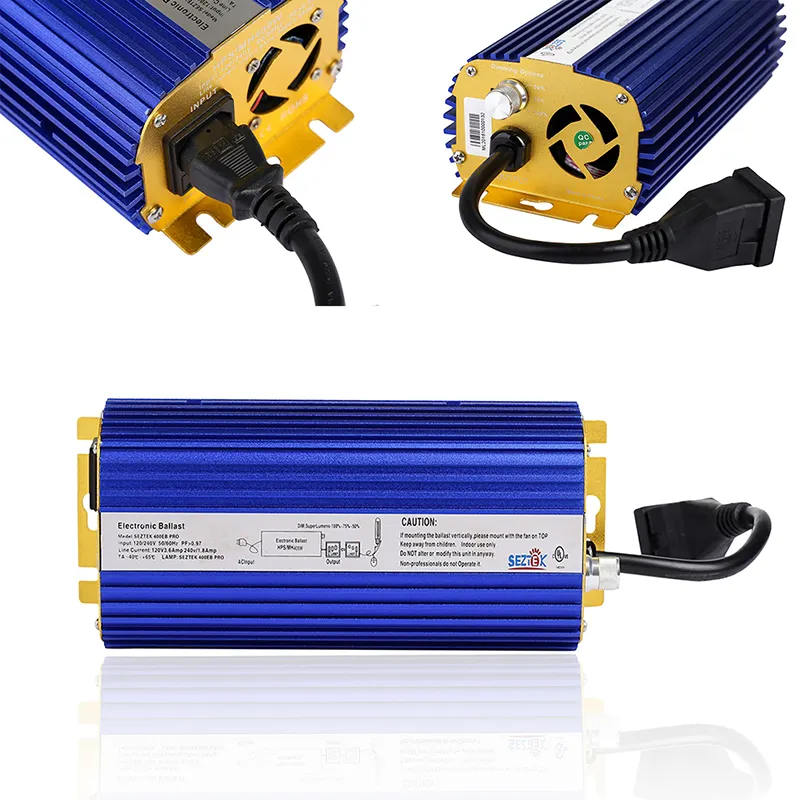 400W, 600W, 1000W Millenium Mentale Halide Digitale Ballast Dimbare China Elektronische Ballast Hps/Mh Lamp Hoge Druk Natrium> 0.99