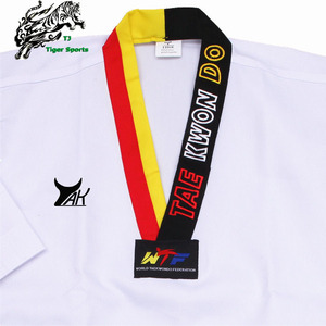 Personalizzabile bambini Taekwondo Dobok abbigliamento sportivo Unisex in cotone poliestere servizi OEM con Logo personalizzato di arti marziali - Product Image 2