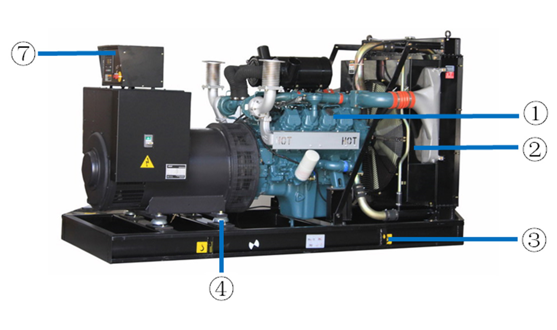 Electrical Power Doosan Engine Diesel Generator Korea 50kva To 1000kva