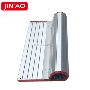 CNC Machine Aluminum Curtain Guard <strong>Shield</strong> <strong>Protective</strong> Bellow Covers Roll <strong>Shield</strong> for Aluminum Curtain - Product Image 2