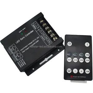 12v 24v diy rf 433.92mhz 433mhz remote wireless 3 channel dimmer for rgb strip 24a total sync led light remote controller