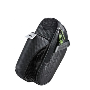 OEM IPX4防水 ブラック MTB リアシートサドルバッグ ウォーターボトルポケット 215g 軽量 スポーツ アウトドアサイクリングアドベンチャー用 - Product Image 5