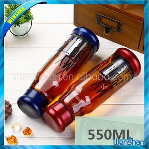WENSHAN <span class=keywords><strong>vetro</strong></span> infrangibile bottiglia di acqua la mia bottiglia <span class=keywords><strong>500</strong></span> <span class=keywords><strong>ml</strong></span> - Product Image 3