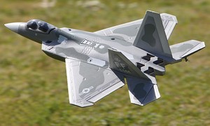 De espuma de eps color de fumar f-22 aviones rc - Product Image 1