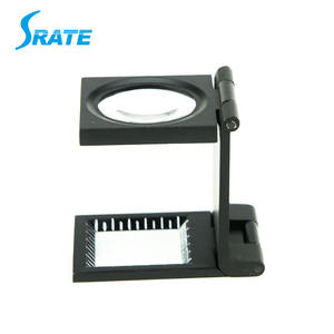 Складное металлическое тканевое увеличительное стекло в черных принтерах тестер льна - Product Image 6