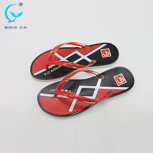 Rubber footwear pvc ladies fancy chappal kenyan slippers jelly shoe woman sandal