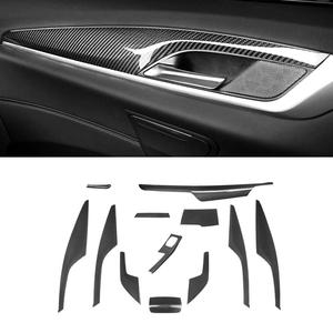 12 pz/set 5 serie G30 CON GUIDA A SINISTRA In Fibra di Carbonio Car Interior Trim per BMW G30 G38 2017-2019 - Product Image 1