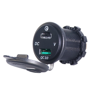 Kewig Waterproof Type C+PD <strong>Car</strong> Charger Fast Charging Freproof PC <strong>USB</strong> Power <strong>Socket</strong> with Voltage Monitoring for <strong>Car</strong> Boat Bus - Product Image 4