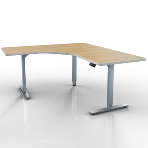 Electric Motor Sit Stand Desk Frame Office Computer Table With <strong>Wood</strong> <strong>Desktop</strong> - Product Image 5