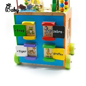 Top vente première éducatifs en <span class=keywords><strong>bois</strong></span> bébé <span class=keywords><strong>trotteur</strong></span> avec occupé activités Z16040E - Product Image 5