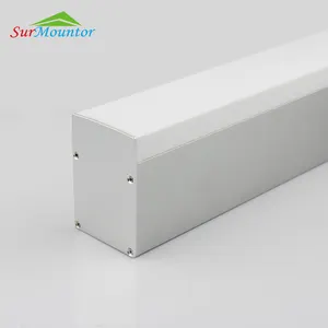 Suspendu/surface monté led plafonnier en aluminium profil