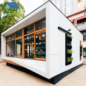 Caisson de carreaux pour construction, joli conteneur préconditionné, boutique de café, barres de café mobile, café modulaire 2 chambres préfabriquées - Product Image 1