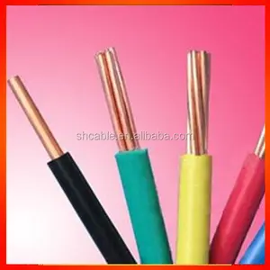 THW cable awg 8 10 2 12 recubierto de pvc de alambre de cobre alambre