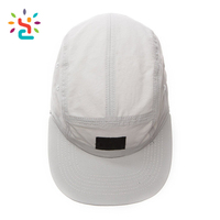 Gorra de nailon personalizada de 5 paneles, gorra Snapback de ala plana, gorra ligera para campamento, gorra ajustable con cierre a presión, visera para el sol, gorras de Surf