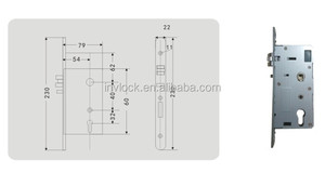 <span class=keywords><strong>Serratura</strong></span> Elettronica Digitale per Porta con Cilindro Standard Europeo, Include Scatola <span class=keywords><strong>di</strong></span> Sicurezza - Product Image 5