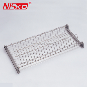 Kitchen <strong>Storage</strong> <strong>Accessories</strong> Bowl Rack Dish <strong>Storage</strong> Rack Chrome Plating - Product Image 2