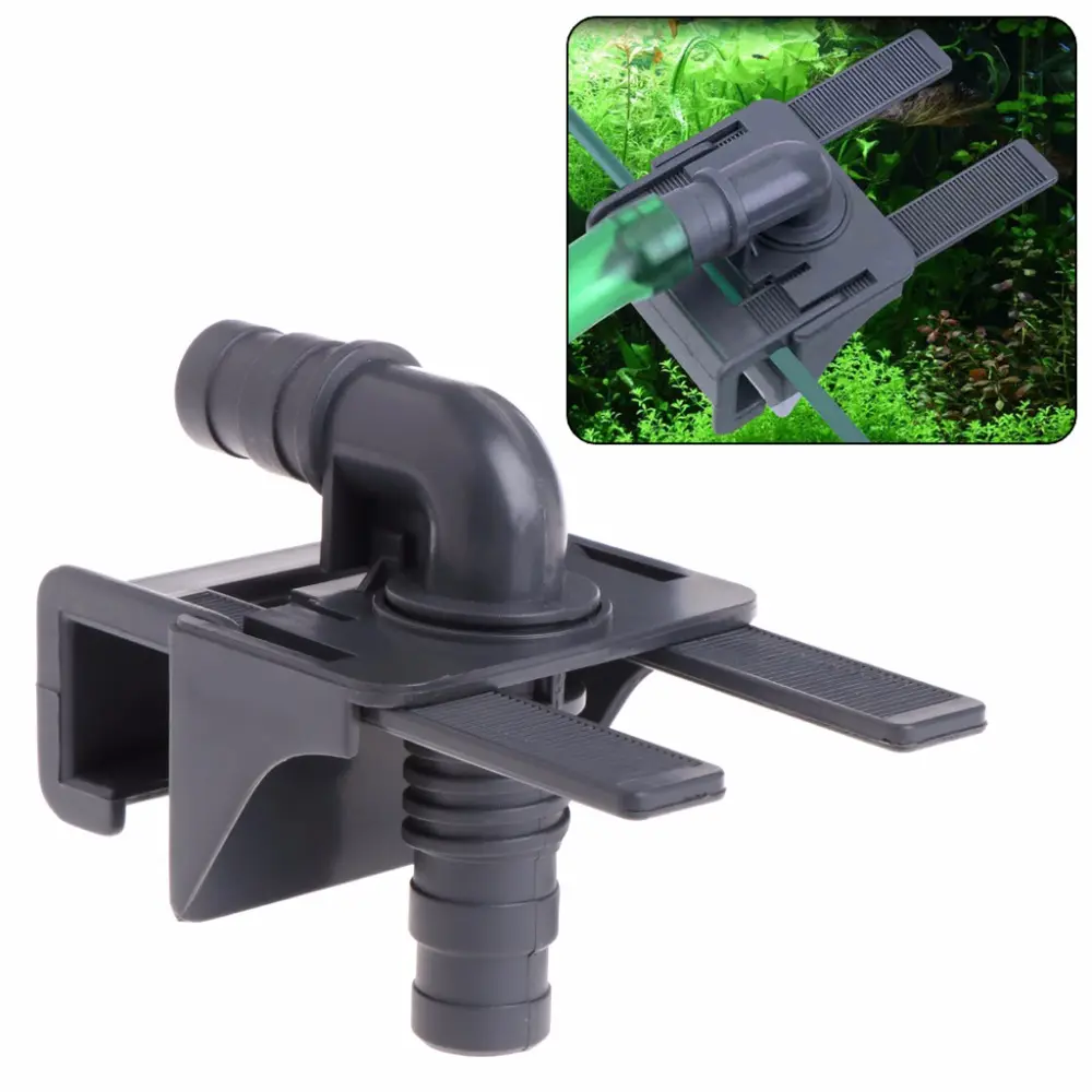 Aquarium Tank Water Pipe Connector Fish Tank Mount Holder Inflow Outflow Stretchable Aquarium Accessories