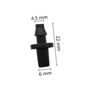 <span class=keywords><strong>Kit</strong></span> de tête de brumisation croisé en plastique, 4 pièces, 6mm, avec buse d'anneau d'étanchéité de jardin - Product Image 6