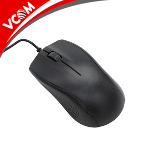 Alta calidad vcom barato logotipo personalizado mayor 1 dólar equipo negro USB ratón óptico para PC portátil - Product Image 4