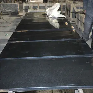 black granite fireplace hearth slab