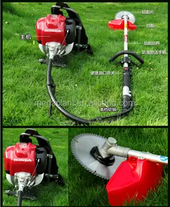 GX35 Backpack Type Hand-held paddy wheat reaper brush cutter/mini weeding machine /Grass sugar cane cutter