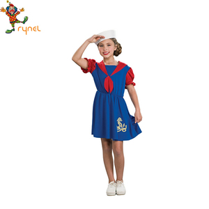 PGCC2933 Venta caliente poco niñas vestido lindo marinero traje Cosplay fiesta de disfraces para los niños - Product Image 3
