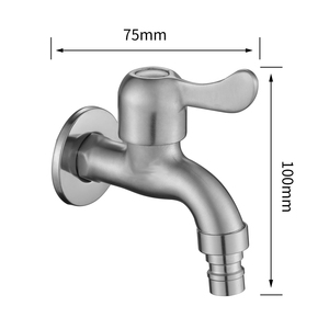 <span class=keywords><strong>HUICI</strong></span> Grifo de Acero Inoxidable SUS304 de Bajo Costo y Alta Venta en China, Grifo de Pared para Lavadora, Grifo de Agua para Exteriores, Grifo de Jardín - Product Image 2
