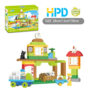 Los bloques del juguete del ABS de la alta calidad 66pcs fijaron los ladrillos del juguete compatibles a los legos <span class=keywords><strong>Duplo</strong></span> - Product Image 1