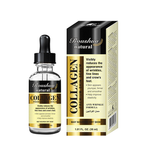 Sérum facial au collagène Roushun Réduit l'apparence des rides, des cernes Anti-âge Sérum facial anti-rides - Product Image 3