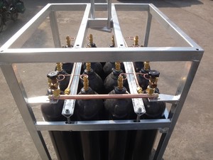 SEFIC marka dikişsiz çelik oksijen gaz tüpü ile kafes/raf - Product Image 5