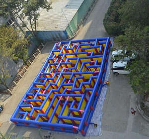 Di alta qualità di colore attraente gonfiabile mais labirinto, commerciale utilizzato gioco del labirinto, attrezzature parco giochi all'aperto A5017 - Product Image 1