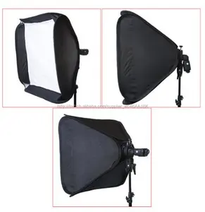 Portrait ou produit photographie 80 * 80 cm avec flash adaptateur tissu softbox éclairage de studio kit
