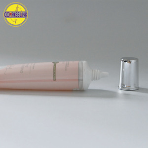 Tabung eyesream Aluminium kosong 30ml dengan nosel ujung dan penutup sekrup perak untuk pembersih sampo maskara Krim Mata - Product Image 3
