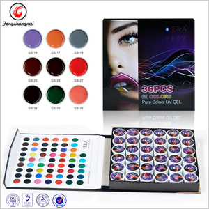 Nail Art Design 36 colorean el Gel Kit para 2015 grueso y pegajoso capa alta de Gel de la cubierta - Product Image 1