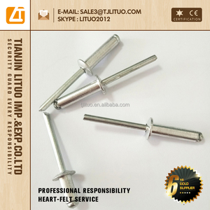 الألومنيوم الصلب مغلقة النهاية الألومنيوم قارب المسامير التثبيت بندقية برشام أعمى - Product Image 2