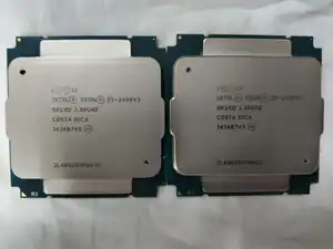 Stok Xeon sunucu işlemci E5-2687W V4 SR2NA 3.00 GHz
