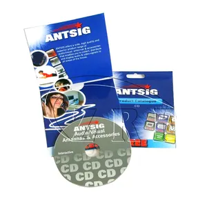 Colorido Impreso Costumbre Colgar Etiquetas Mini Impresión de CD DVD Duplicación