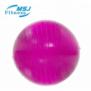 MSJ 55cm PVC Gym <span class=keywords><strong>Yoga</strong></span> Gymnastik <span class=keywords><strong>ball</strong></span> für Körperform - Product Image 5