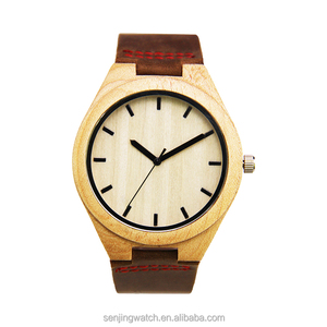 2025年低MOQ竹製木製腕時計カスタムロゴ竹クォーツ時計ミニマルダイヤル日本モブット腕時計 - Product Image 4