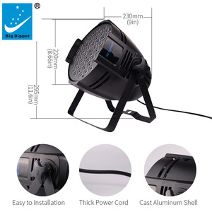 Betopper LED DJ par luz 54x3 W RGB LED etapa luces 180 W LPC007 - Product Image 5