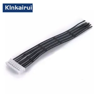 Gros pvc isolation UL2468 AWG18-28 300v 2-14cores awm 2468 électrique plat ruban câble fil