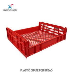 Plateau à pain empilable de qualité alimentaire 545*485*162mm, en plastique, caisse, conteneur à pain - Product Image 1