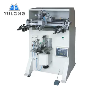 Semi-automatic wine bottle screen printing machine for glass tube printer GYS-400