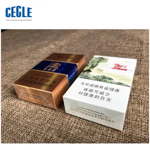 CW-115 parfüm box zellophan verpackung maschine