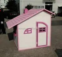 Foldable Wooden Playhouse for Kids, Easy Assemble, Fun