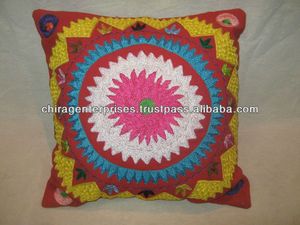 Handmade Black <b>Leather</b> Cover Pillow for Hotel or Home Decor Luxury Custom Logo Embroidered Woven Cotton Sofa <b>Cushion</b> - Product Image 2