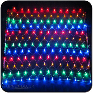 Ngoài trời <span class=keywords><strong>LED</strong></span> Trần <span class=keywords><strong>Net</strong></span> ánh sáng cho Giáng sinh Halloween bán buôn OEM chiếu sáng phát ra RGB trắng xanh xanh Điện áp 110V - Product Image 5